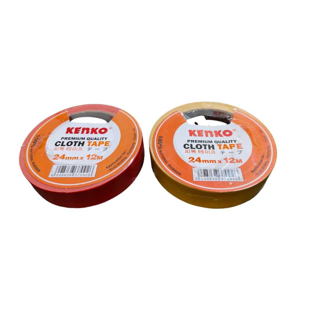

KENKO CLOTH TAPE 24MMX12M ORANGE CORE PRM - RED / YELLOW