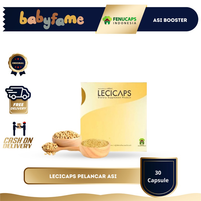 LECICAPS PELANCAR ASI | 30 CAPSULE | ASI BOOSTER