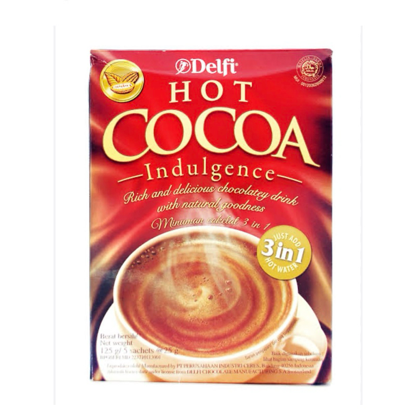 

Delfi Hot cocoa 500gr isi 20 sachet