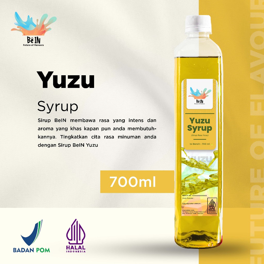 

BeIn Yuzu Syrup - Sirup Rasa Yuzu 700ml