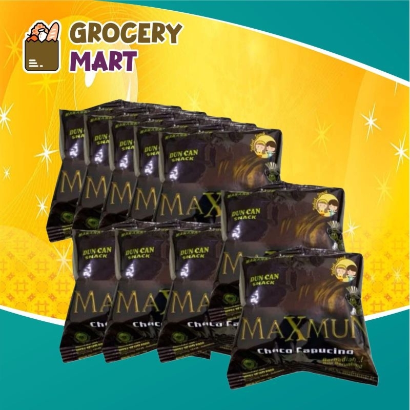 

(PACK) Chiki MAXMUN Choco Capucino Snack 8gr Isi 10Pcs