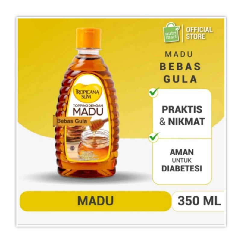 

Tropicana Slim Madu 350 ml Madu Bebas Gula Aman untuk Diabetes