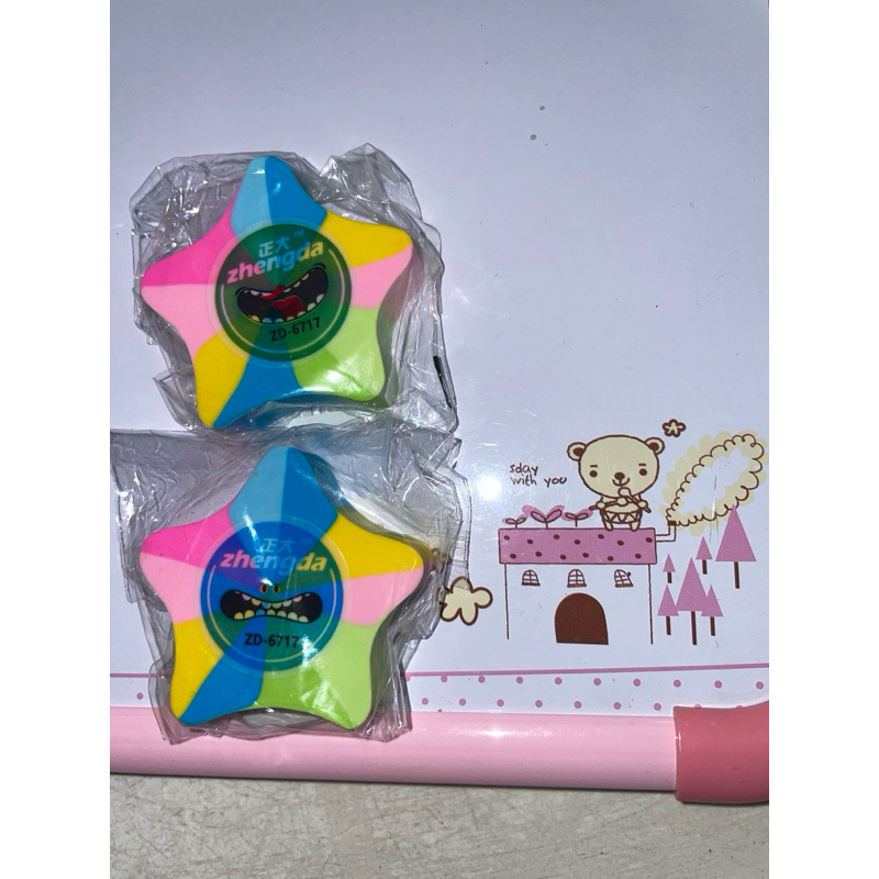 

penghapus model bintang (2pcs)