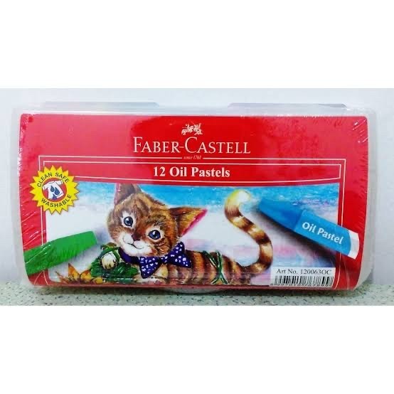 

Crayon Faber Castell 12 Oil Pastels/ Crayon Hexagonal Faber-Castell isi 12 warna