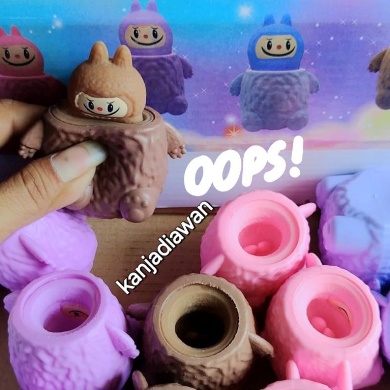 Mainan Pop Up Squishy Pencet Labubu Pop Up Pokemon Huggy Wuggy Tupai Astronot Karet Silikon Pop Up Squeeze /Mainan Tupai Lucu Remasan / Mainan Squeeze / Pop It Pohon Lucu