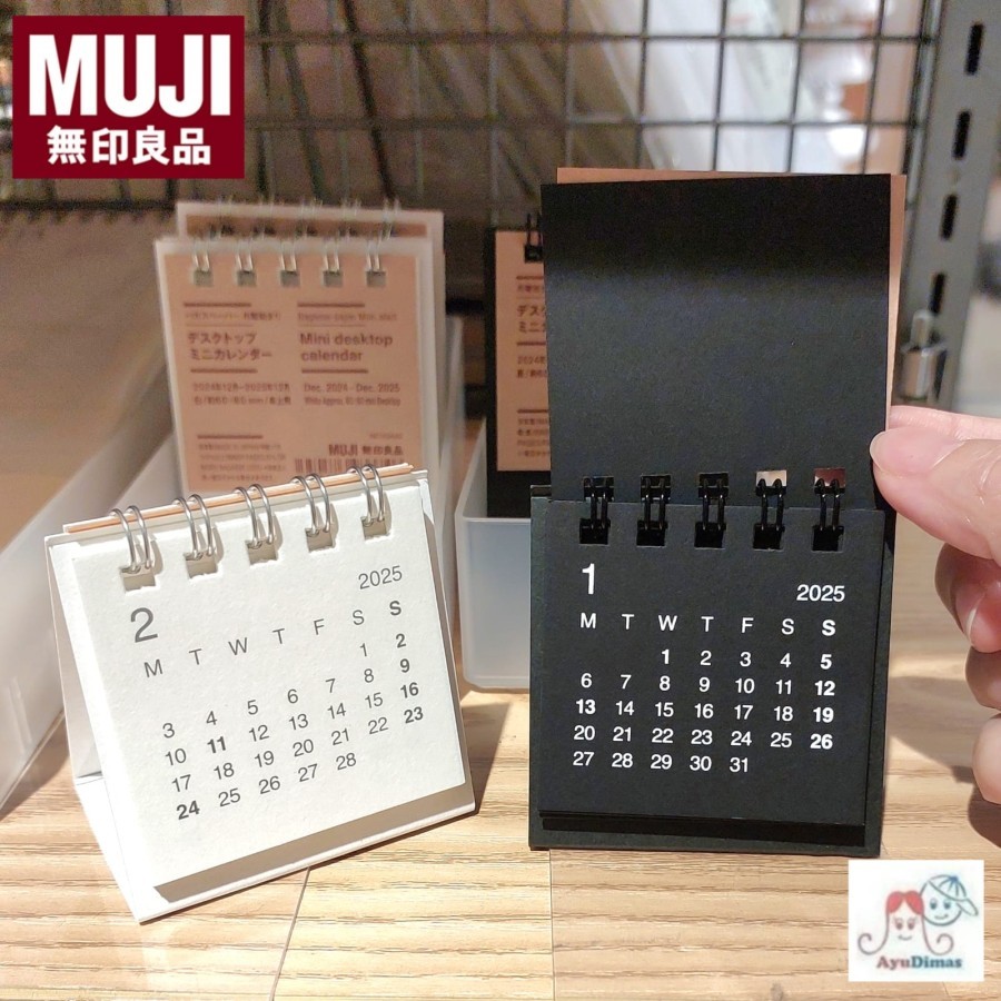 

MUJI Mini Desktop Calendar/ Kalender Kecil