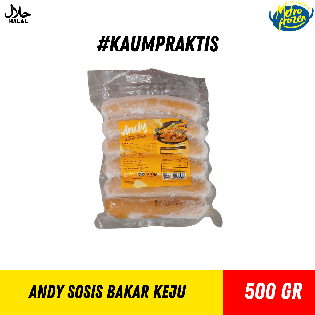 

ANDY Sosis Bakar Keju 500gr