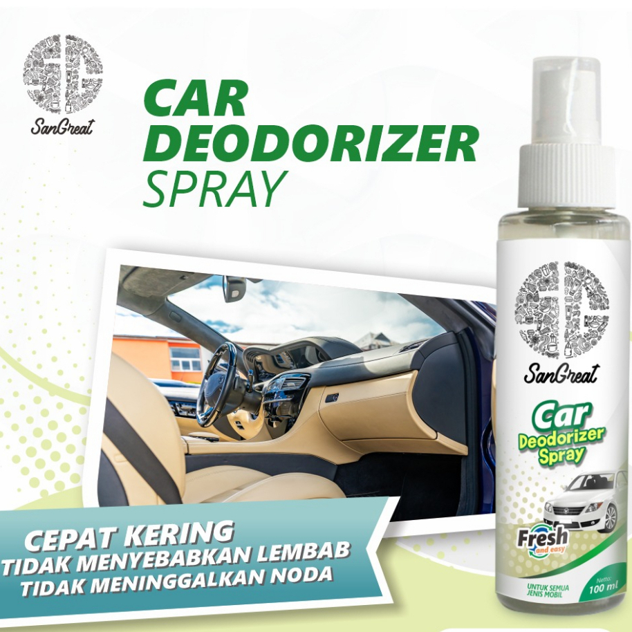 Sangreat Car Deodorizer Spray / Parfum Pewangi Interior / Penghilang Bau Mobil / Anti Bau Rokok