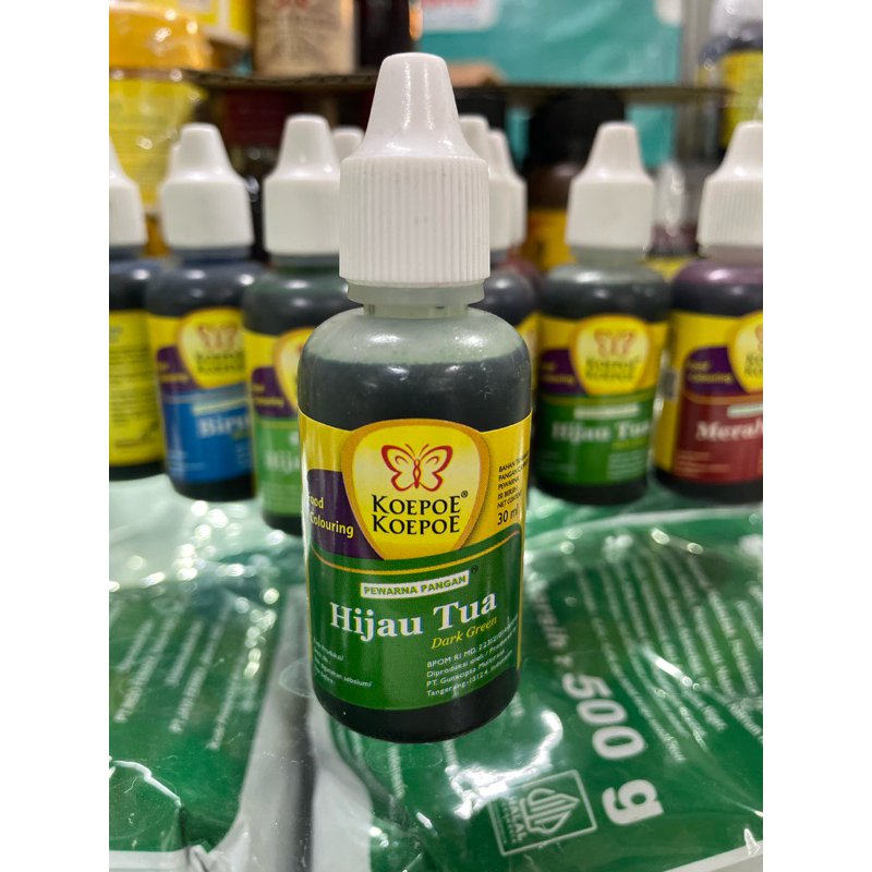 

[KOEPOE-KOEPOE] Pewarna Hijau Tua 30ml