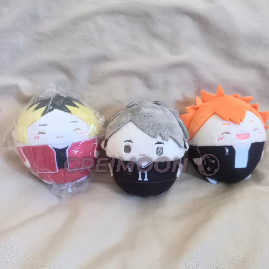 Gantungan/Keychain Boneka Plush Anime Haikyuu Fuwakororin Osamu, Hinata & Kenma