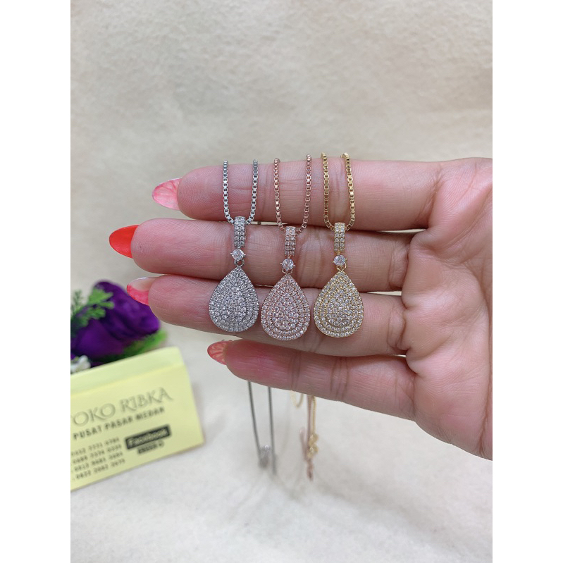 Kalung Labu Vr Replika berlian eropa