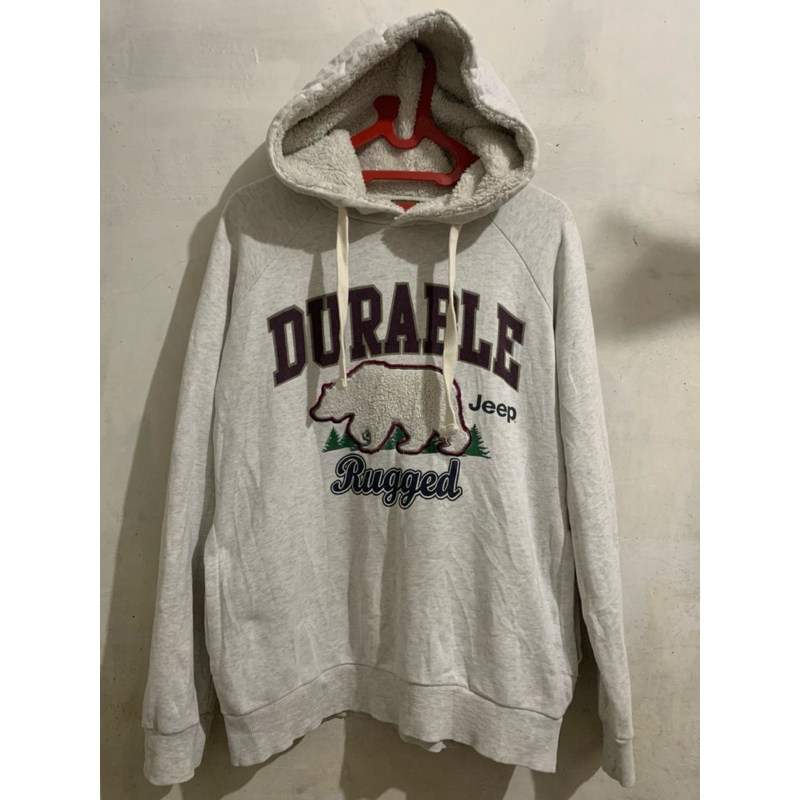 Hoodie jeep kupluk sherpa