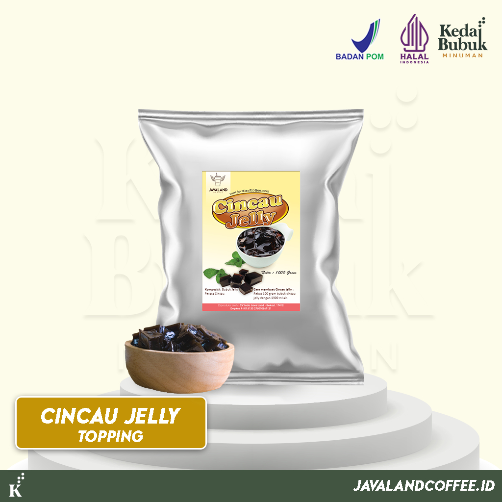 

Javaland Topping Cincau Jelly 1Kg | Minuman Kekinian