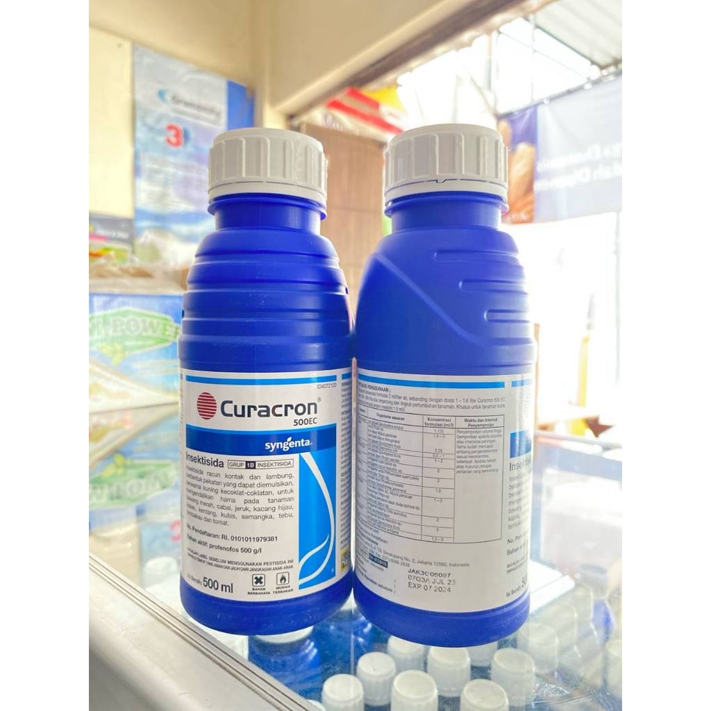 CURACRON (500 ML) / PEMBASMI HAMA SERANGGA DAN KUTU , CURACON 500EC / Curacron 500EC 100ML / insekti