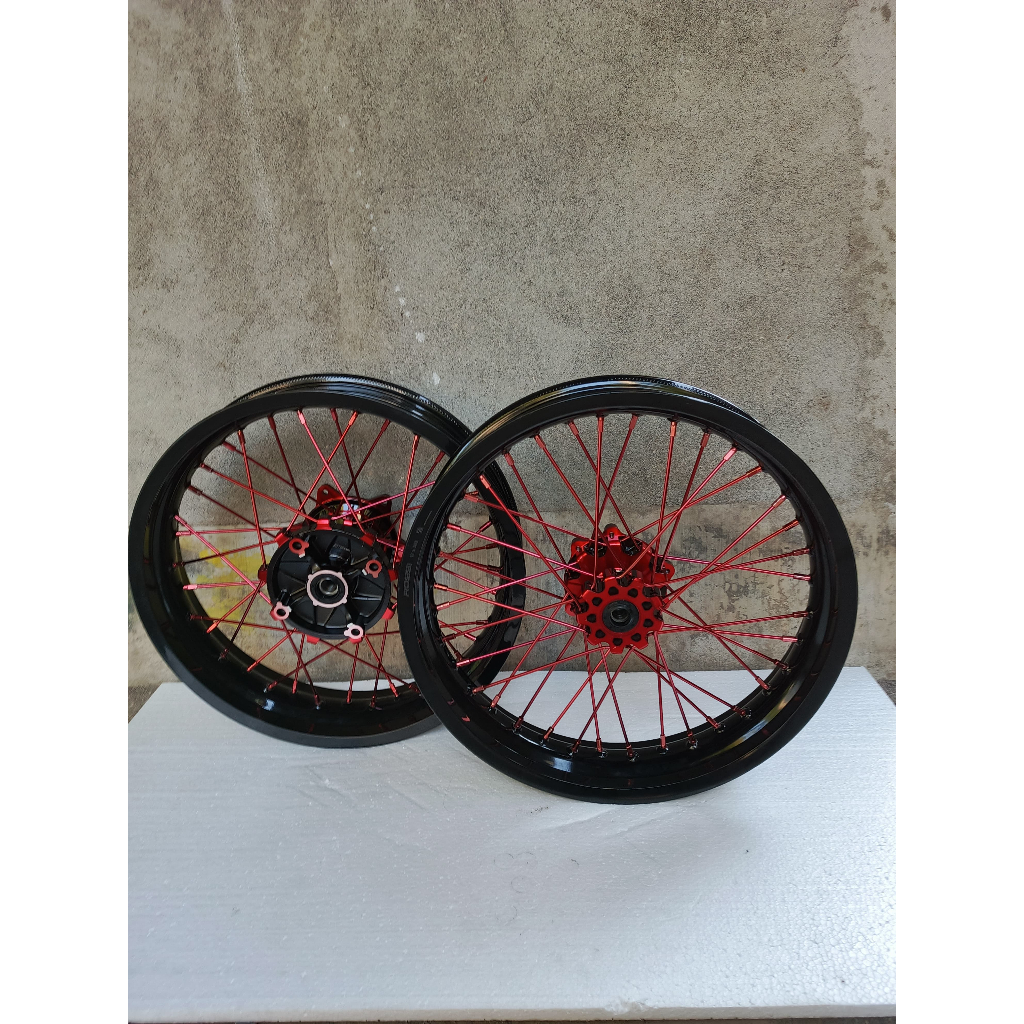 Velg Set Supermoto CRF Ring 17 Tanpa Ban Wheelset Sumo CRF150L