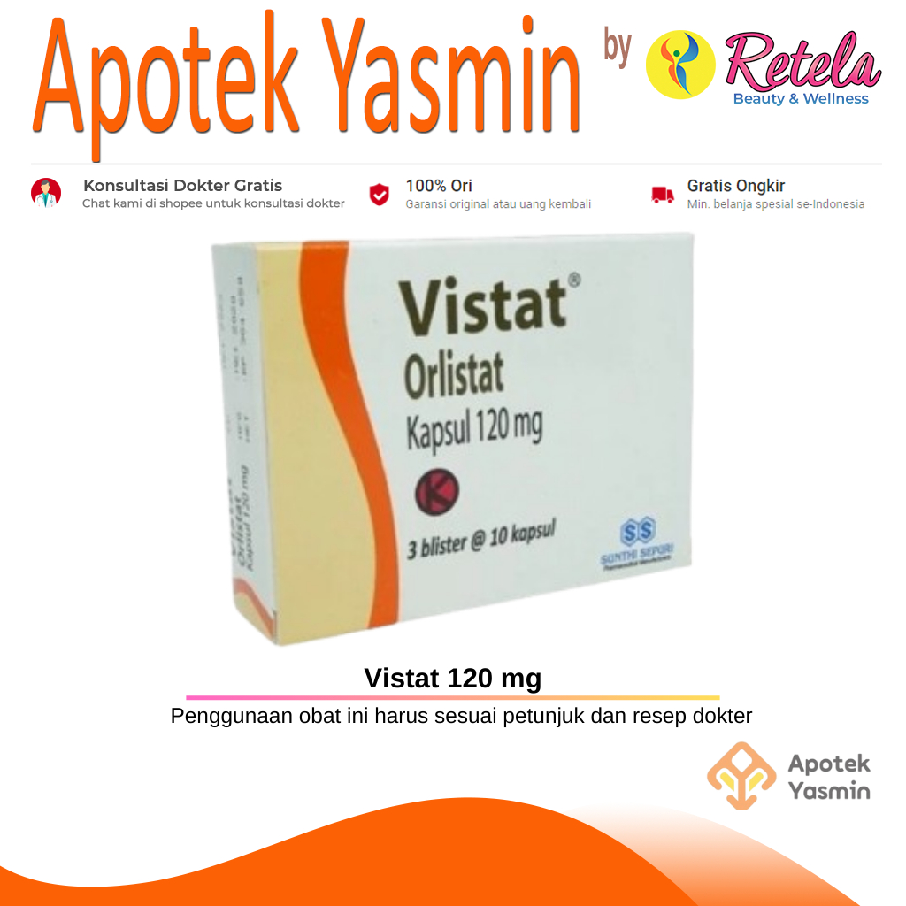 Vistat 120 mg 10 Kapsul