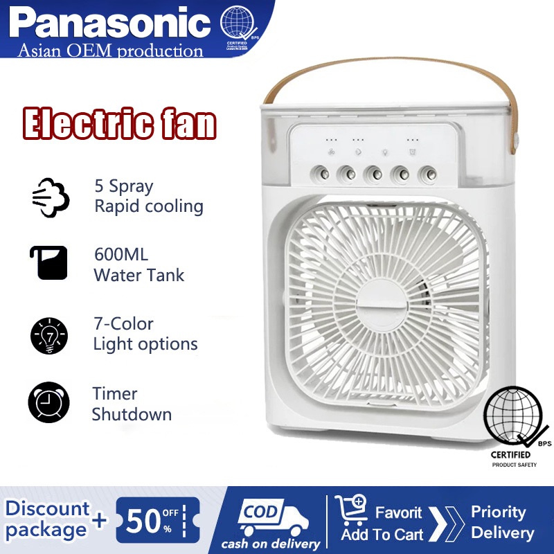 Panasonic Kipas Angin Pendingin AC Cooler Mini Portable Air Cooler Fan / Kipas Angin Pelembab Udara