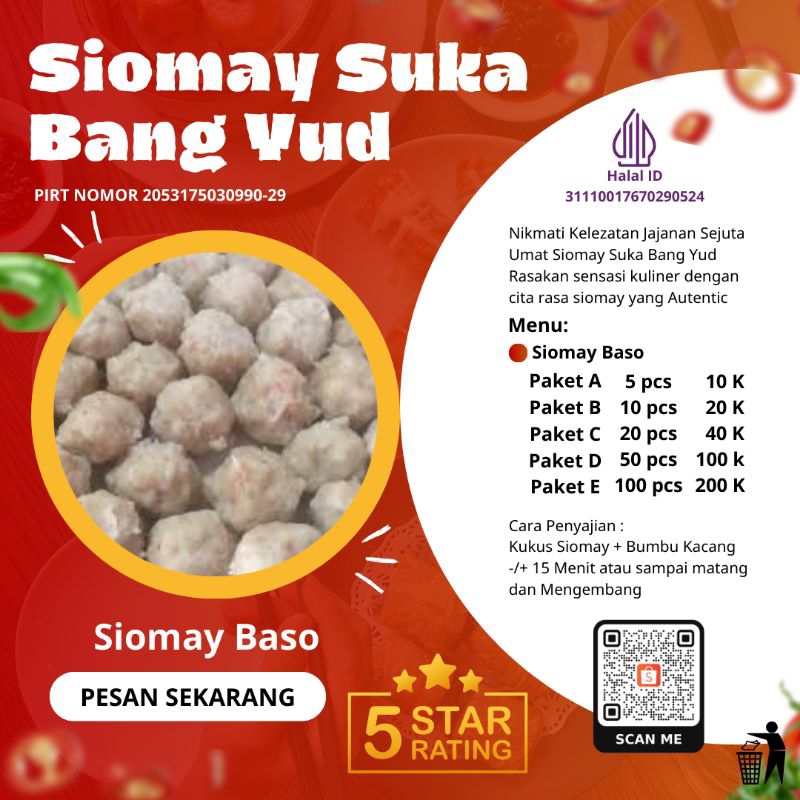 

Siomay Baso | Siomay Suka Bang Yud | Siomay Kribo Rawamangun