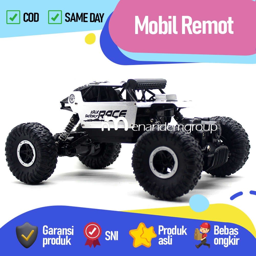 RC Mainan Mobil Remot Kontrol Offroad 4X4 4WD Rock Crawler 2,4Ghz