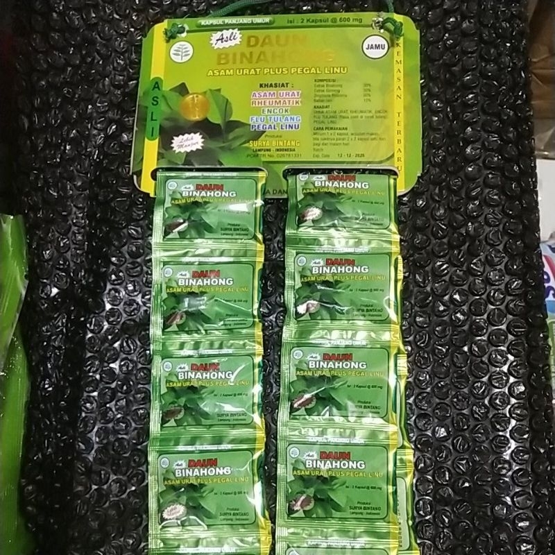 Binahong Kapsul Asli Hologram