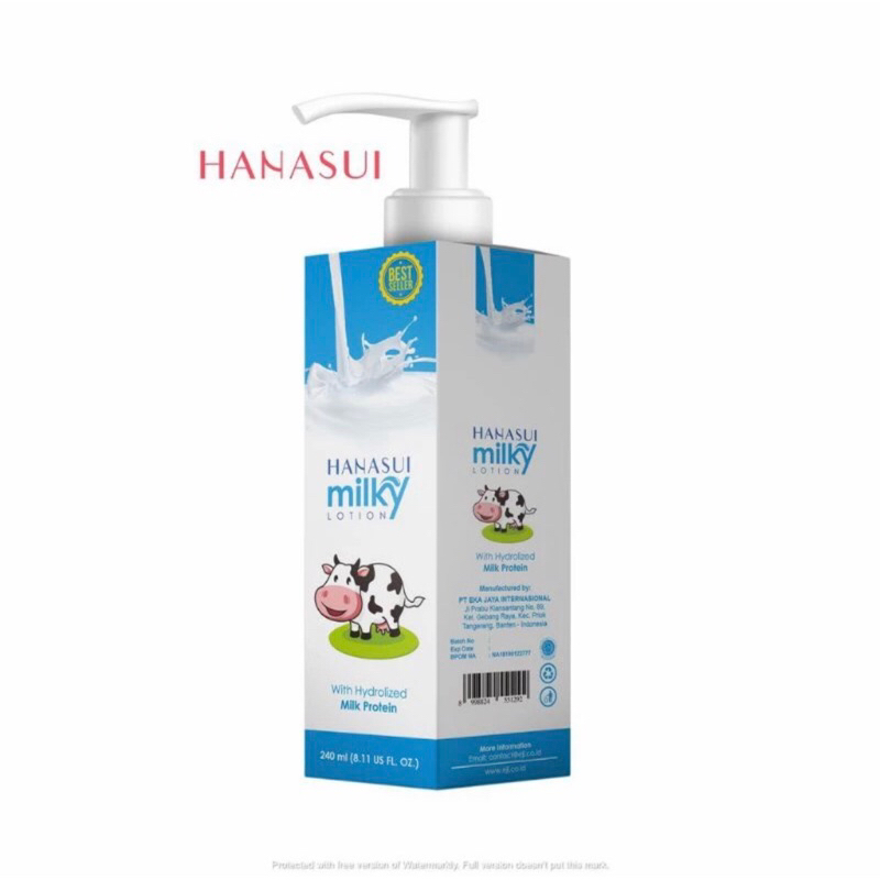 Hanasui Milky Lotion Body Lotion hanasui