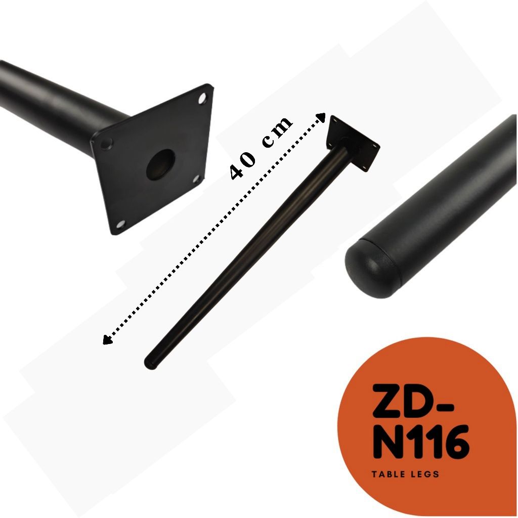 kaki meja, table legs, kaki meja bulat besi