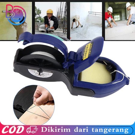 Carpenter Ink Marker 30m Sipatan / benang Marking Penggulung Benang Marking Tool / Marking Tool Carp