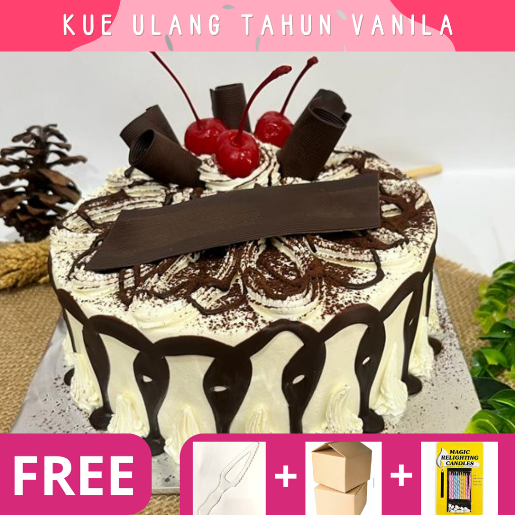 

Kue Ulang Tahun / Birthday Cake / Kue Ultah / Vanila Cake / Kue Tart / Cake Ultah / Tart Vanilla