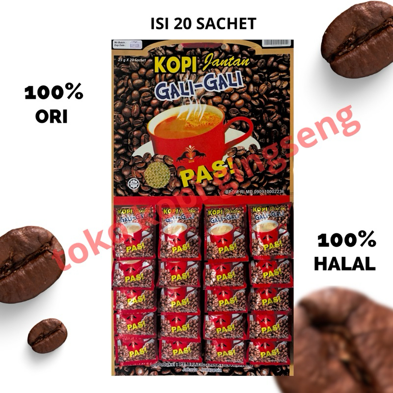 

Kopi Gali Gali 100% ASLI ISI 20