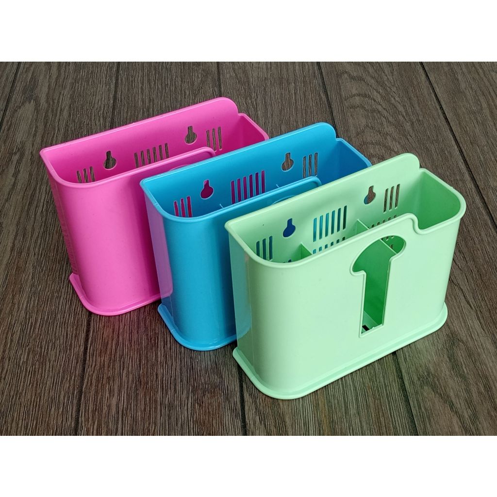 TEMPAT SENDOK TERRY 3 SEKAT DELUXE TEMPAT SENDOK PLASTIK MODEL UNIK BISA DIGANTUNG DI MANA PUN