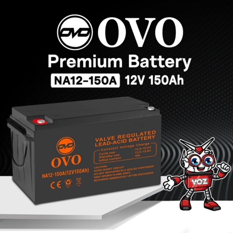 Aki kering VRLA 12volt 150ah OVO