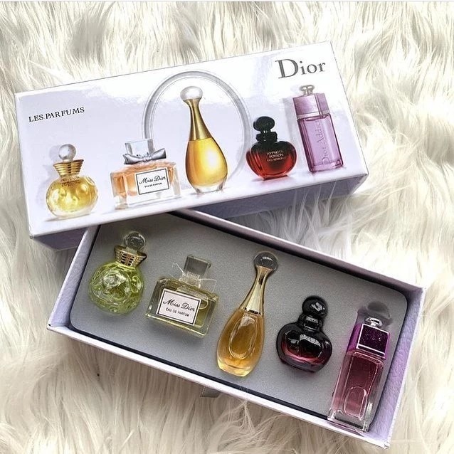 Dior Gift Set Parfum Mini - Paket isi 5 set MINIATURE Perfume Jd0re Miss Dor