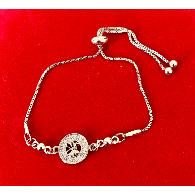 GELANG SERUT TITANIUM / GELANG KAIT TITANIUM SILVER WANITA ELEGAN