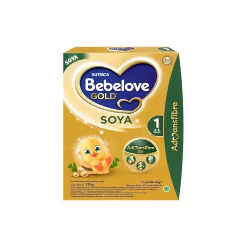 Bebelove Gold Soya 1 (usia 0-6 bulan) berat 170 gram