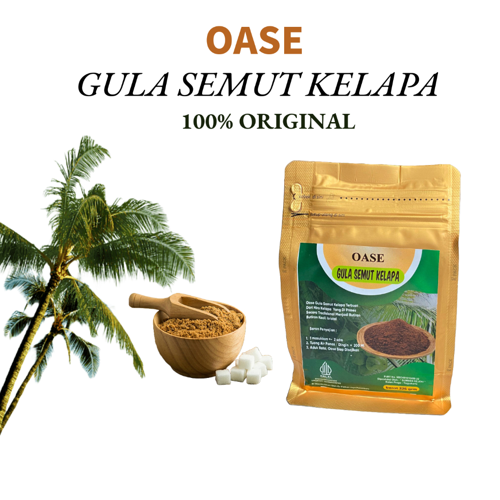 

Oase Gula Semut Kelapa Halal
