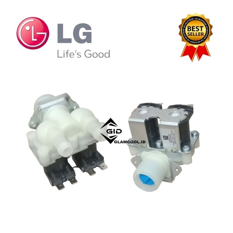 SELENOID WATER INLET VALVE 2 INLET MESIN CUCI LG FRONT LOADING - SELENOID DOUBLE MESIN CUCI LG