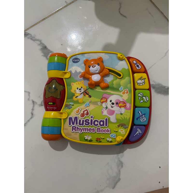 vtech musical rhymes book sound book prelove mainan
