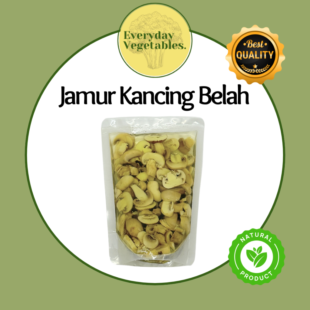 

Jamur Kancing Belah per Pack @500gr