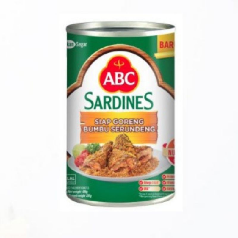 

Sarden ABC siap Goreng Bumbu Serundeng