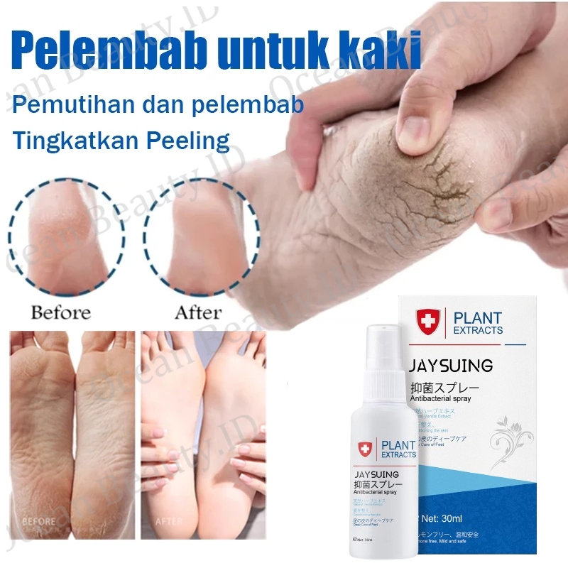 kaki pecah dan kering Foot semprotan Obat kaki pecah Pelembab kaki kering dan pecah Penghalus kaki k