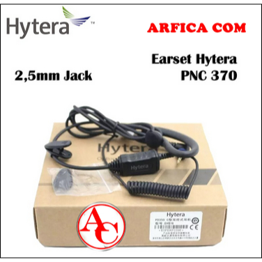 EARPHONE HT HYTERA PNC 370 EHS16 ORIGINAL RESMI HANDSFREE HYTERA PNC370 EHS 16 ORIGINAL 100% HYTERA 