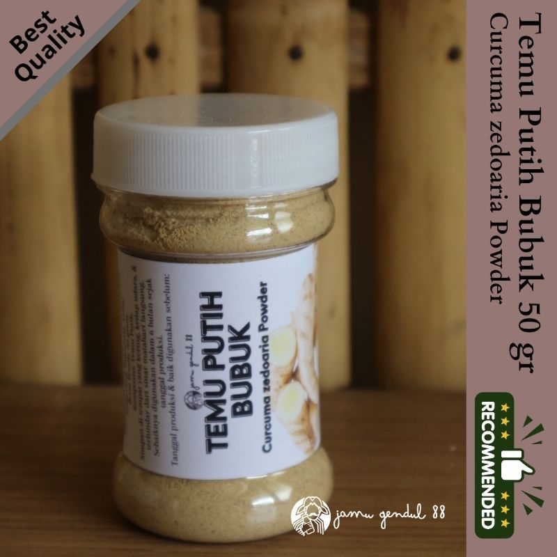 

Temu Putih Bubuk - Curcuma zedoaria Powder - High Quality Spices and Herbs Powder by Jamu Gendul 88