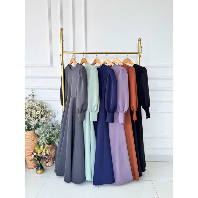 HILLA DRES | Jenni_Ous Usmir Galery Dress Muslim Dress Kondangan