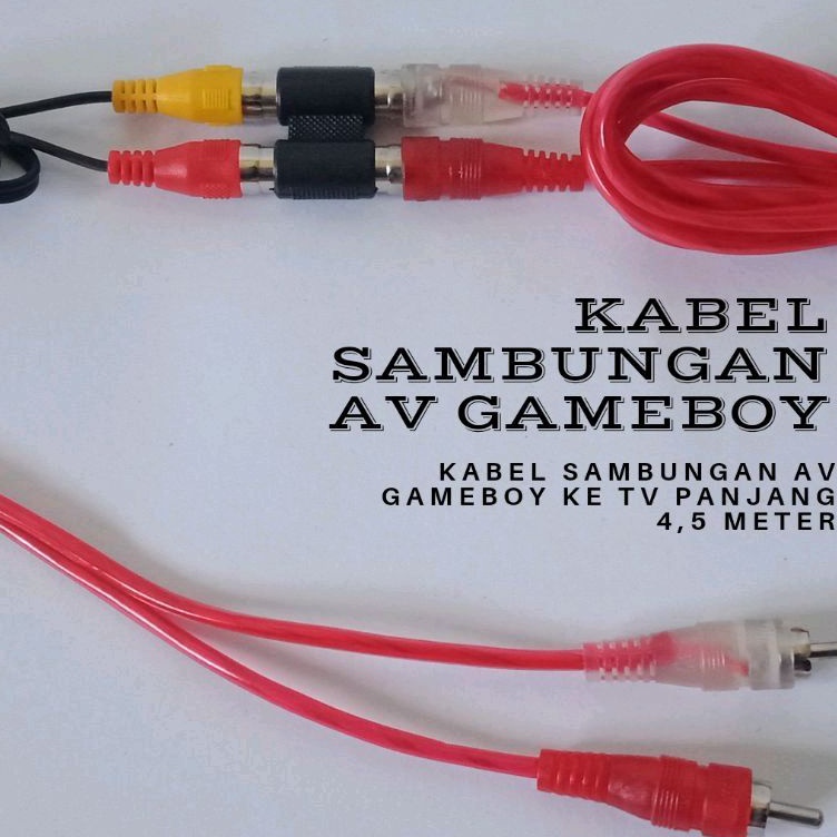 Barang keren Kabel Sambungan Gameboy PVP AV ke TV Panjang 45m