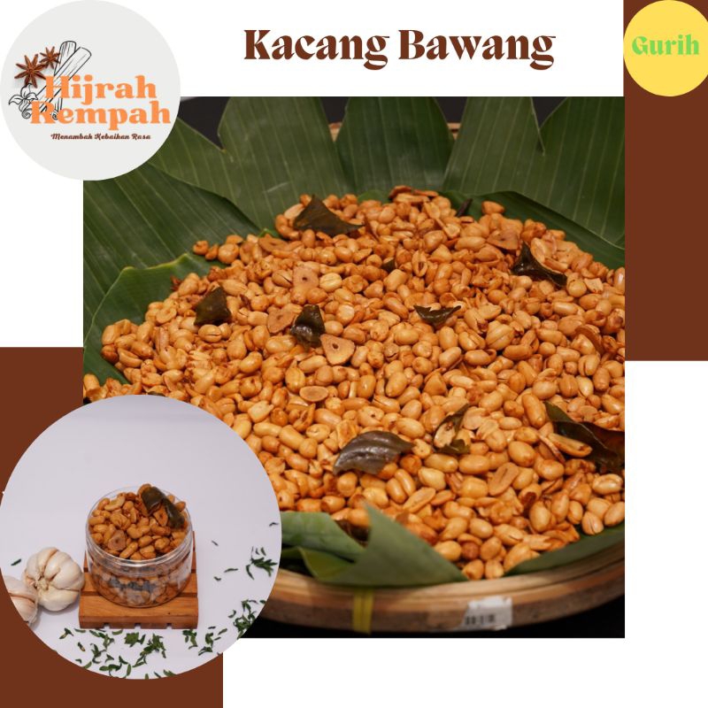 

Kacang Bawang Homade/ Kacang Tojin/Kacang Goreng 250 gram