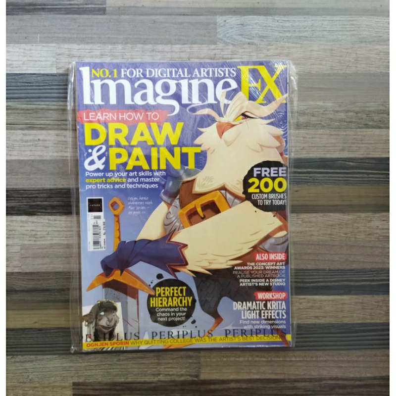 MAJALAH IMAGINE FX : LEARN HOW TO DRAW & PAINT