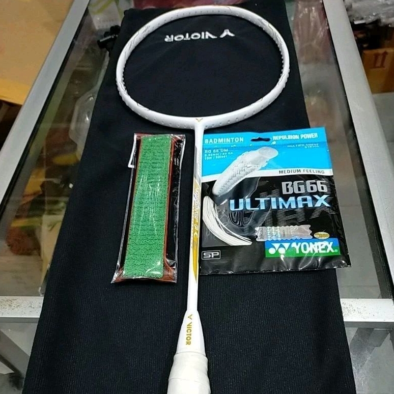 RAKET BADMINTON VICTOR THRUSTER F CARBON 30 LBS