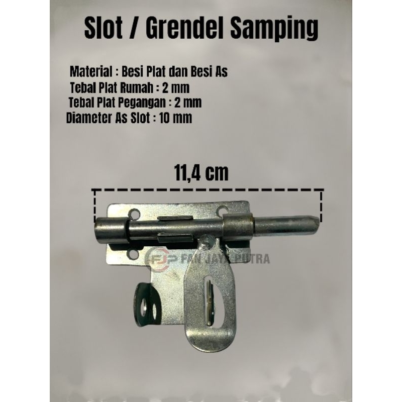 Slot Samping Pintu Pagar Besi Pintu Kayu | Slot Grendel Samping Kecil