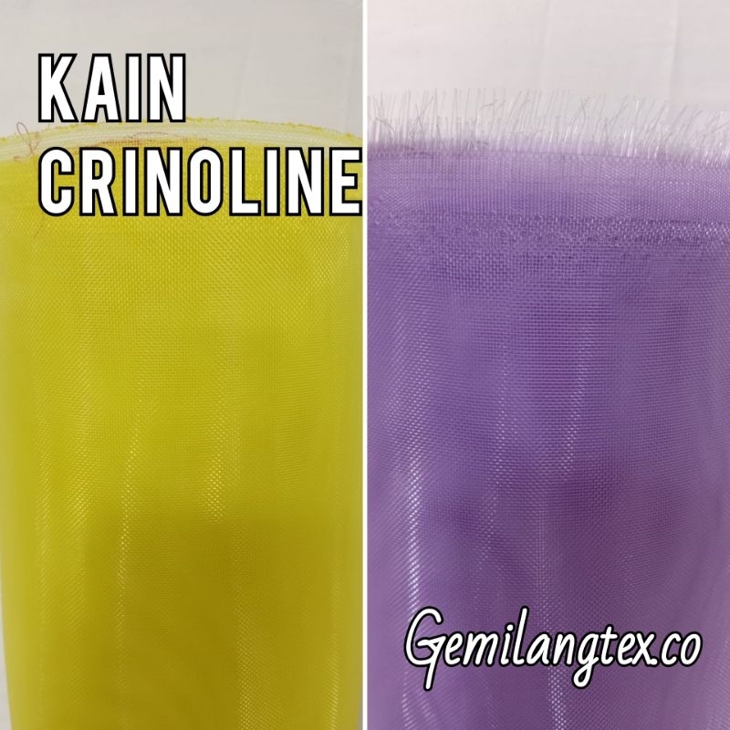 KAIN Tile Crinoline yure Hardnet / Tile Crinoline / Tille kaku / Tulle Crinoline / Termurah