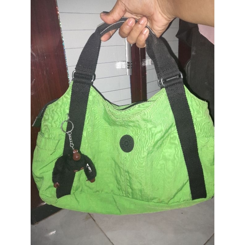 shoulderbag KIPLING BRANDED authentic Original 40x25 lengkap nomor seri monza bag tas preloved tas s